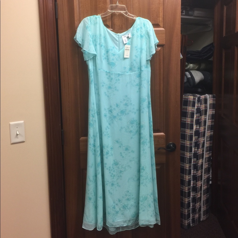 Coldwater Creek Teal Dress, Size 14